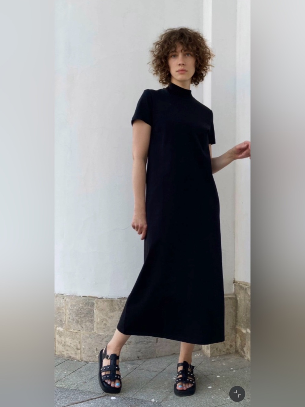 🛍️NWT NEW ZARA BASIC TURTLE NECK DRESS